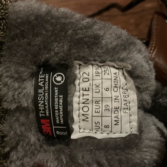 Dream Pairs Mid Calf Lace Up Snow Boots, Size 8, New - Picture 9 of 12